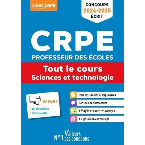 Crpe Professeur Des Écoles - Tout Le Cours - Sciences Et Technologie