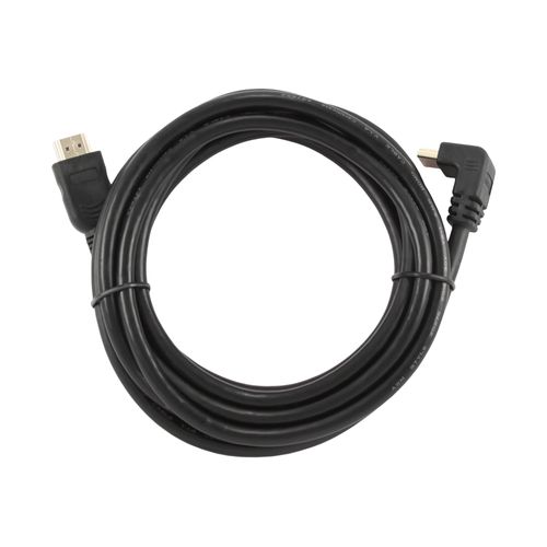 Gembird - Câble HDMI - HDMI mâle pour HDMI mâle - 3 m - noir - connecteur à 90°