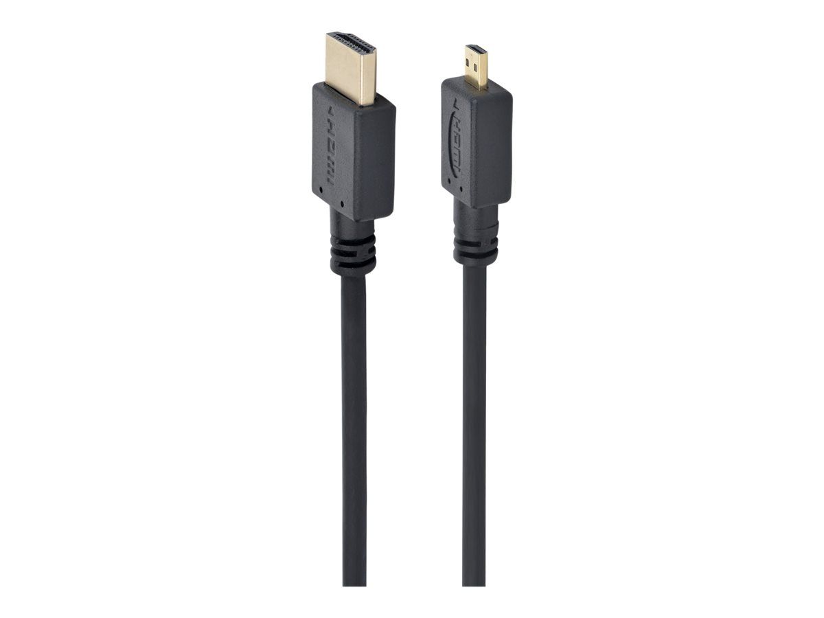 Gembird - Câble HDMI - 19 pin micro HDMI Type D mâle pour HDMI mâle - 4.5 m - noir