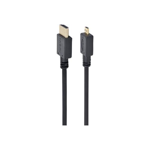 Gembird - Câble HDMI - 19 pin micro HDMI Type D mâle pour HDMI mâle - 3 m - noir