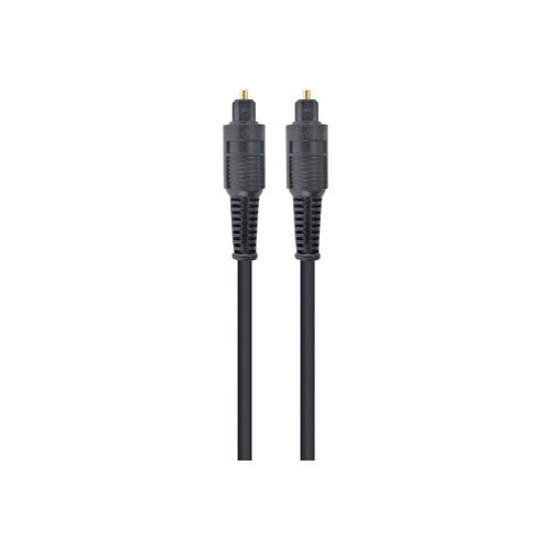 Gembird - Câble audio numérique (optique) - TOSLINK mâle pour TOSLINK mâle - 2 m - fibre optique - noir