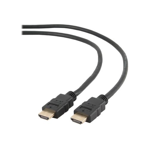 Gembird CC-HDMI4-1M - Câble HDMI avec Ethernet - HDMI mâle pour HDMI mâle - 1 m - paire torsadée blindée (STP) - noir
