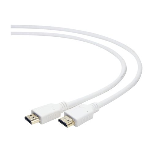 Cablexpert CC-HDMI4-W-10 - Câble HDMI avec Ethernet - HDMI mâle pour HDMI mâle - 3 m - blindé - blanc