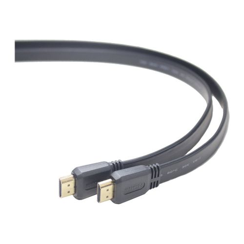 Cablexpert - Câble HDMI avec Ethernet - HDMI mâle pour HDMI mâle - 1 m - noir - plat