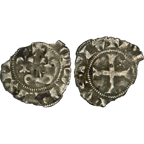 France - 1295 - Double Denier - Philippe Iv Le Bel - Philippvs Rex - 23-040