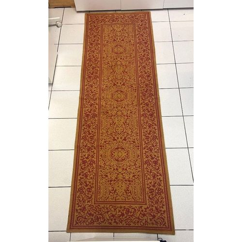 Long & Ancien Tapis Brodé D'entrée De Couloir Passage Intérieur Design Coton