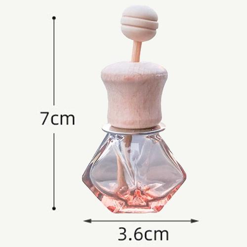 compatibles Clip de parfum de voiture 1 pièce bouteille vide en verre pour  diffuseur d'huiles essentielles sortie de ventilation ornement de style  automobile 8ml