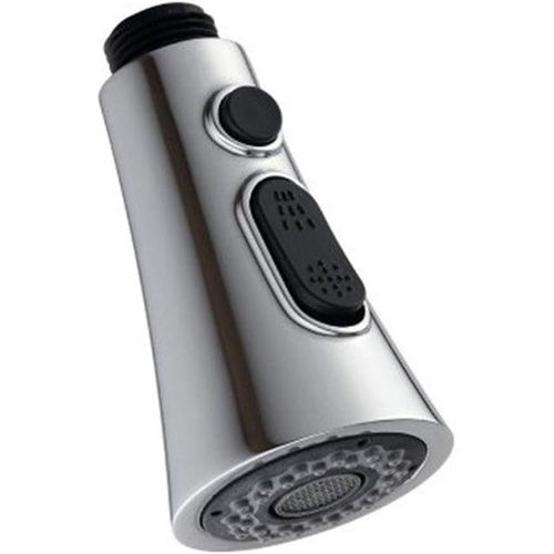 Cuisine robinets Pommeau Douchette de tête de rechange pour mitigeur, douchette douche Pommeau de douche 2 jets chromé robinet de cuisine évier robinet
