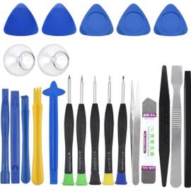 Ensemble de tournevis de précision, 135 en 1, petit tournevis, kit d'outils  de réparation professionnel, kit de tournevis en plastique, boîte à outils,  noir et bleu, 1 jeu : : Bricolage