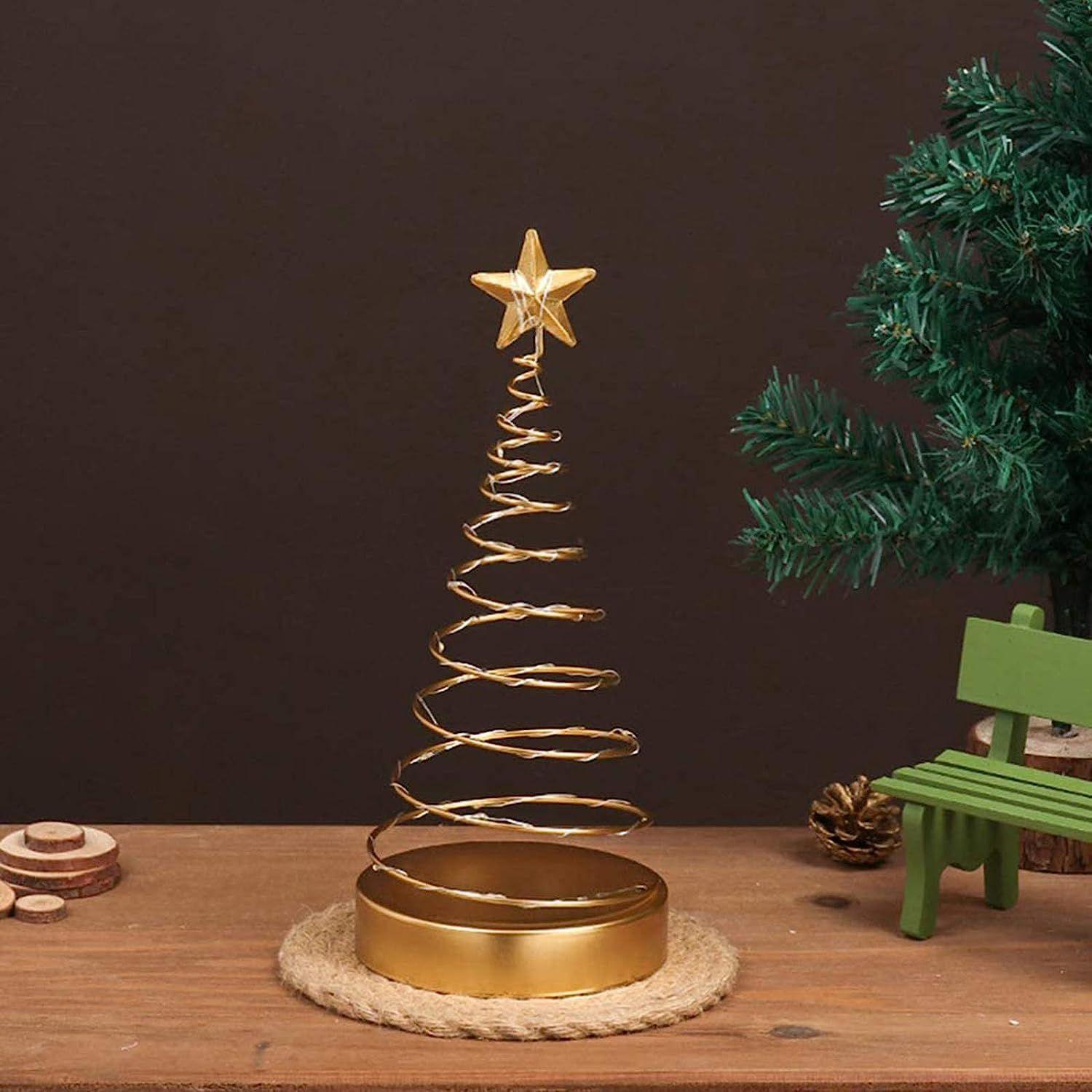 Sapin de Noël en fil de fer Décoration d'arbre de Noël Art en fil de fer -   France