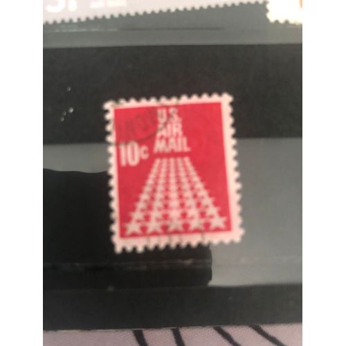 Timbre Ancien Poste Aérienne Usa 10c