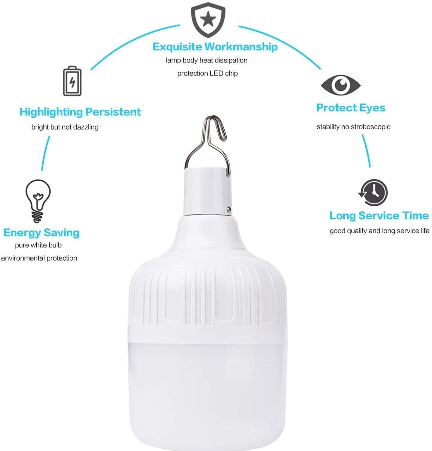 Lumière LED, Mini Lampe LED USB Portable Pour éclairage De Lecture Pour  éclairage De Secours Extérieur Blanc 