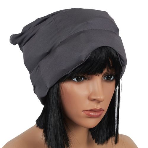 Paris Prix - Bonnet Pour Tête & Yeux "effet Froid" 23cm Gris
