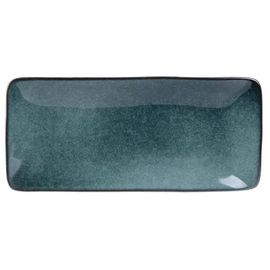 Paris Prix - Coupelle Rectangle "Au Grès Du Temps" 22cm Bleu