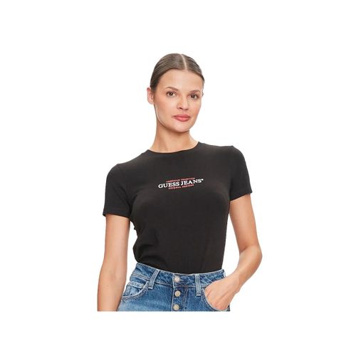 T Shirt Guess American Femme Noir