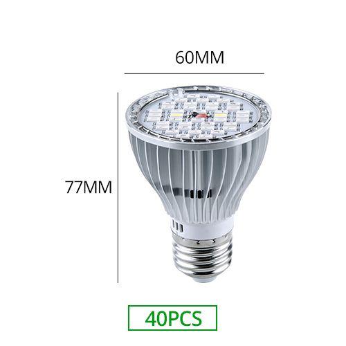 Lampe horticole de croissance LED E27 a spectre complet, 110/220V, IR, UV,  eclairage pour tente/serre/chambre de culture interieure, Plantes