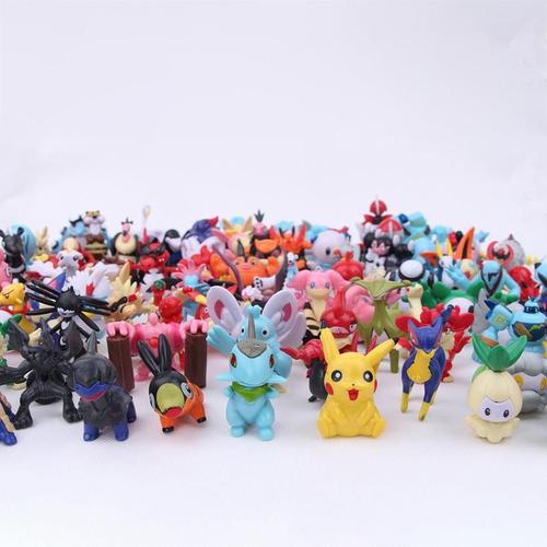 Lot de Figurines Pokémon pour Enfant, 24 pièces