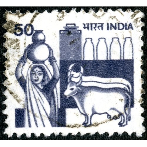 Timbre Oblitéré India 50