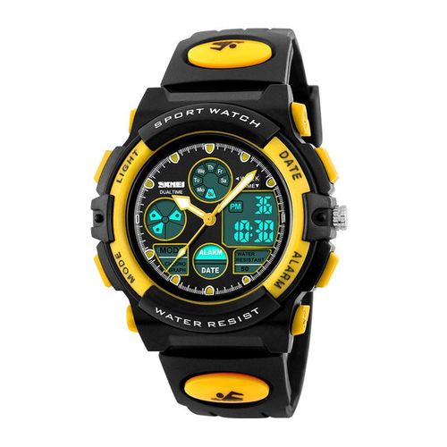 Montre Enfant Garçon Fille Adolescents Numérique Extérieur Sport Montre Multifonction Étanche Électronique Montre Numérique Avec Led Lumière Alarme Et Calendrier Date Pour Enfants