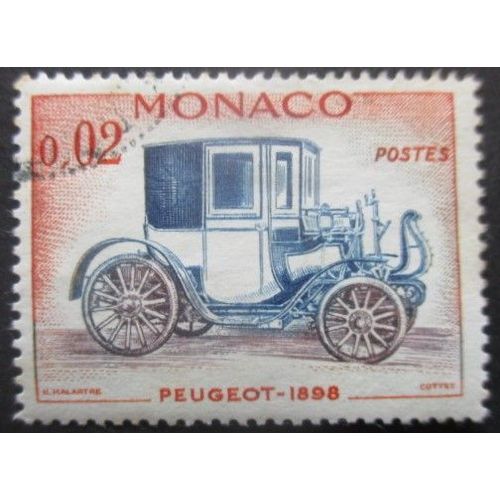 Monaco N°558 Peugeot De 1898 Oblitéré