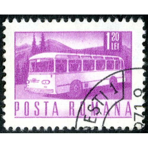 Timbre Oblitéré Posta Romana, 1.20 Lei