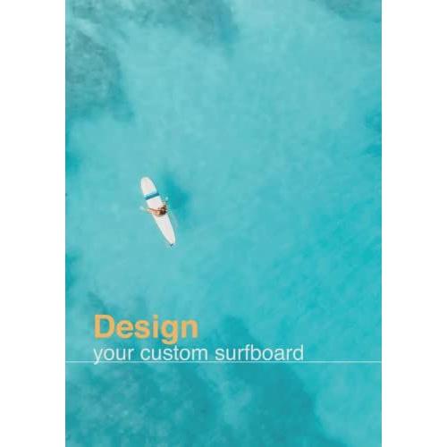Design Your Custom Surfboard | White Illustrations To Create Your Own Surfboard Designs |: Surfboard Design Sketchbook