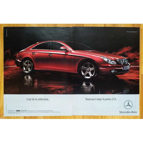 Publicité Papier - Voiture Mercedes C L S Coupé De 2004