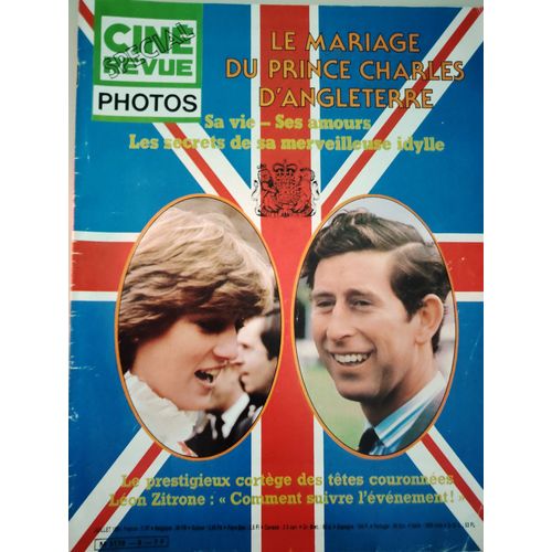 Cine Revue - Le Mariage Du Prince Charles D'angleterre - 1981