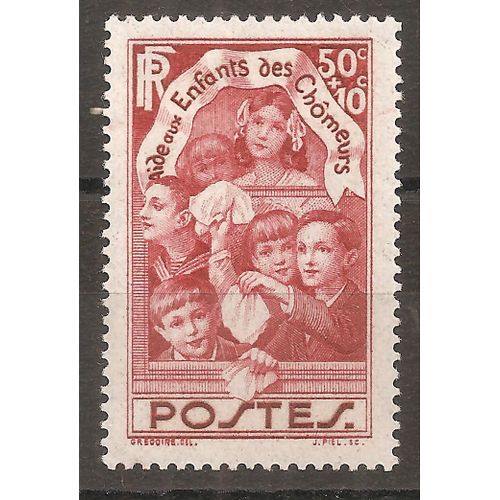 312 (1936) Aide Aux Enfants Des Chômeurs N** (Cote 8e) (9660)