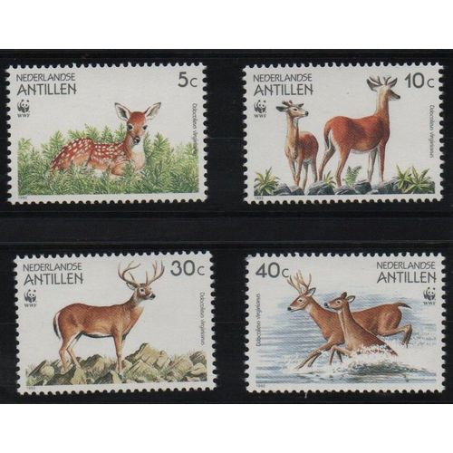 Antilles Néerlandaises Timbres Animaux En Voie De Disparition 1992