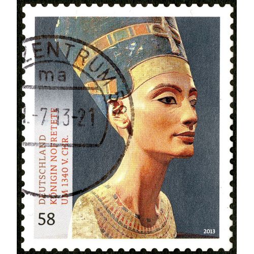 Timbre Oblitéré Deutschland, Königin Nofretete Um 1340 V. Chr., 2013, 58