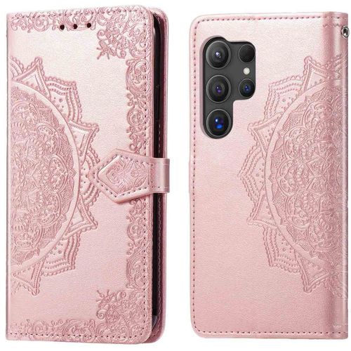 Imoshion Etui De Téléphone Portefeuille Mandala Samsung Galaxy S25 Ultra Rose Dorée