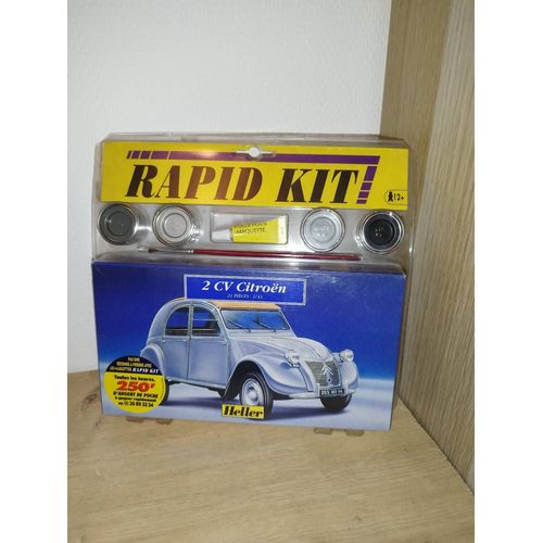 Maquette Heller Citroën 2 Cv Rapide Kit Avec Peinture Et Colle-Heller