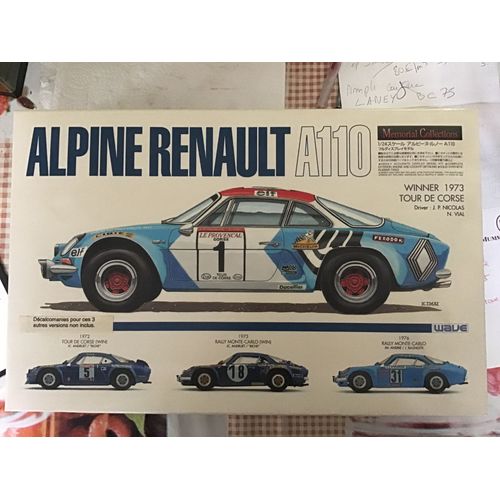 Maquette Alpine Renault A110 Mémorial-Mémorial Collection
