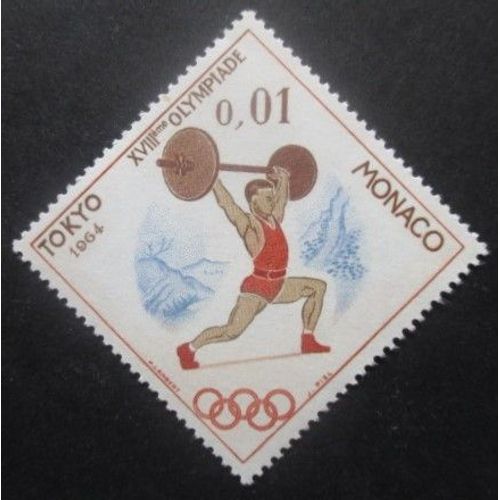 Monaco N°654 Jeux Olympiques De Tokyo 1964 Neuf **