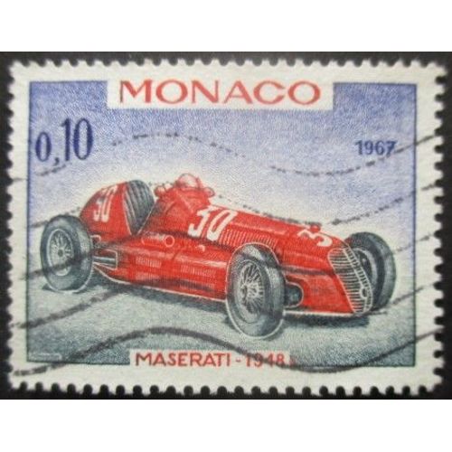 Monaco N°711 Maserati De 1948 Oblitéré