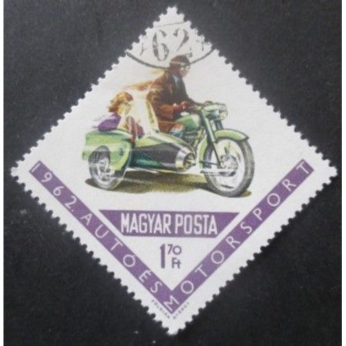 Hongrie N°1536 Moto Oblitéré