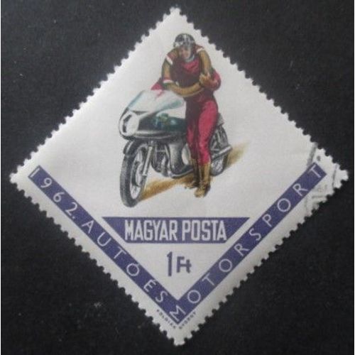 Hongrie N°1534 Moto Oblitéré