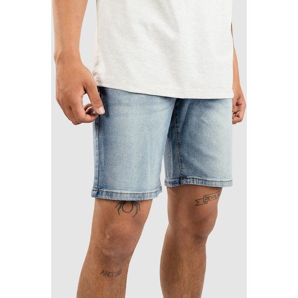 Urban Classics Relaxed Fit Jeans Shorts Bleu