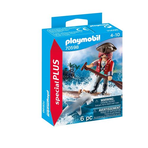 Playmobil 70598 - Pirate Avec Bébé Requin