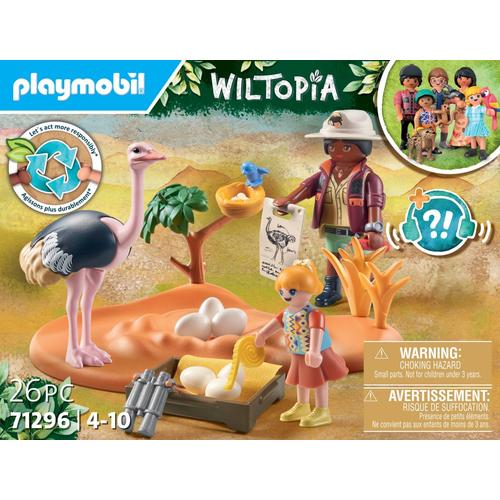 Playmobil 71296 - Explorateurs Et Nid D'autruche