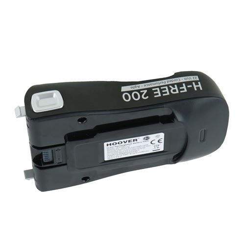 Batterie pour aspirateur balai HFREE100 Hoover B012 21,6 V Noir