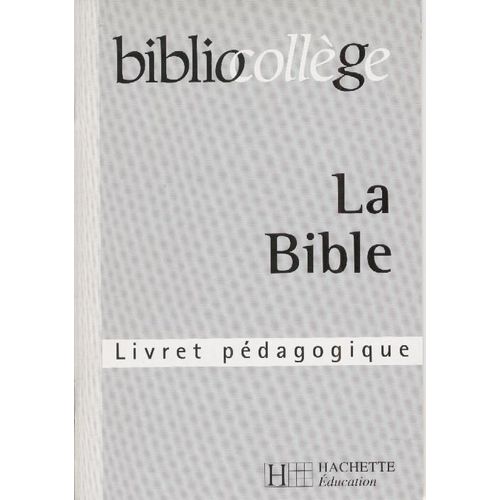La Bible Bibliocollege Professeur