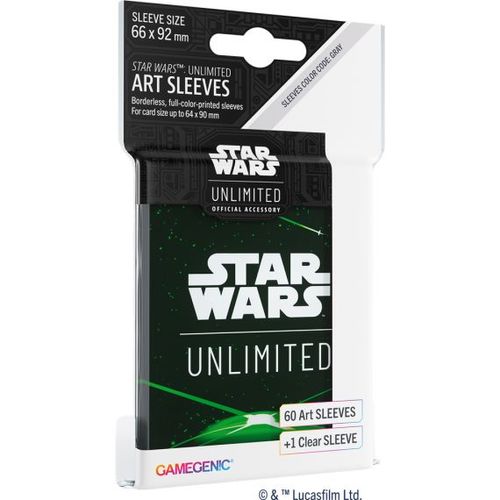 Sleeve Star Wars Unlimited - Card Back Green (Edge)