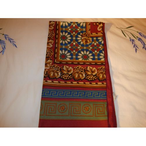 Foulard 100% Polyester 78cm X 78 Cm Emmanuel Laurent -