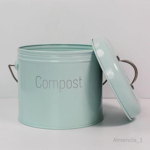 Composteur Cuisine - Poignée De Transport - Petite Poubelle Compost De Table,  Comptoir Ou Sous La Cuisine - Jade Vert - 20 X[n31] - Cdiscount Maison