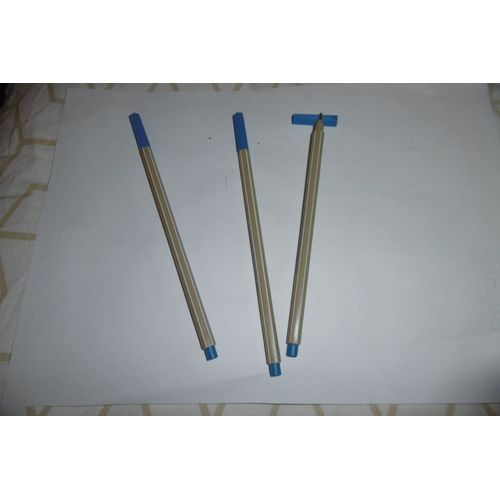 Stylo Bille Bleu Stabiliner 5km Stabilo Lot De 3