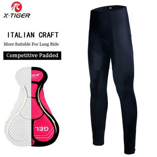Coolmax Femmes Vélo Pantalon Tout Noir 5d Gel Pad Professionnel Vtt Cyclisme Pantalon Lyjean-Pantalon X-Tiger Pantalon Printemps Et Automne