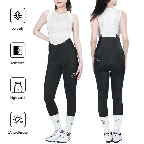 Inbike-Pantalon De Cyclisme Taille Haute Pour Femme,Vêtements Vtt,Leggings De Vélo Rembourrés,Pantalon Avec Poche,Fjspring Summer