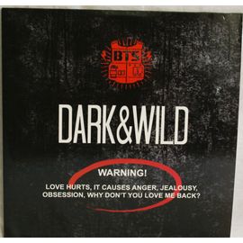 Bts Dark&wild 2lp Yellow-Orange Marbled Vinyls / Vinyles Jaunes-Orange Marbrés